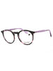 528 - Violet Havana / Clear Lens
