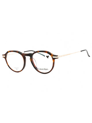 Calvin Klein CK23532T eyeglasses, brown havana full-rim acetate frames with clear demo lenses.