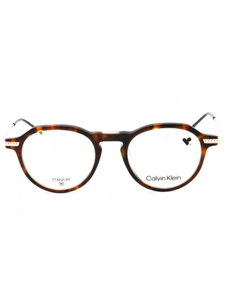 Calvin Klein CK23532T women's full-rim square eyeglasses in black acetate.
