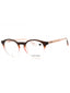 205 - BROWN/PINK/ROSE/Clear demo lens
