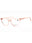 671 - CRYSTAL BLUSH/clear demo lens