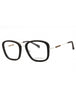 201 - MATTE DARK BROWN / Clear demo lens