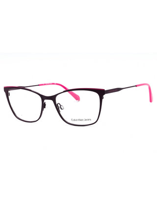 Calvin Klein Jeans CKJ21207 purple and party pink eyeglasses, 53mm, with sleek, modern design.
