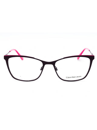 Calvin Klein Jeans CKJ21207 women's eyeglasses with black full-rim rectangular frames.