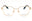714 - MATTE GOLD/clear demo lens