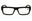 002 - MATTE BLACK/clear demo lens