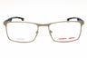 0V6D 00 - Matte Dark Ruthenium Blue/Clear demo lens