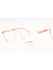 0HAM 00 - Transparent Peach Pink/Clear demo lens