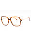 0EX4 00 - BROWN HORN/Clear demo lens