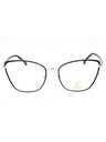 0I46 00 - MT BK GD/Clear demo lens