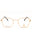 0AOZ 00 - MATTE GOLD/clear demo lens