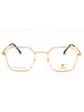 0AOZ 00 - MATTE GOLD/clear demo lens