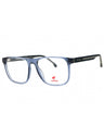 0XW0 00 - Frosted Navy Blue/Clear demo lens