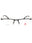 0I46 00 - MT BK GD/Clear demo lens