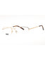 001 - Matte Gold/Clear demo lens