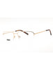001 - Matte Gold/Clear demo lens