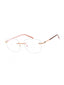 C03 - Shiny Pink Gold/Silver / Clear Lens