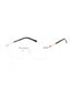 C02 - Shiny Silver/Pink Gold / Clear Lens