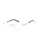 C02 - Shiny Silver/Pink Gold / Clear Lens