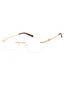 C01 - Shiny Gold / Clear Lens