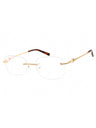 C01 - Shiny Gold / Clear Lens