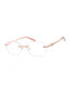 C03 - Shiny Pink Gold/Silver / Clear Lens