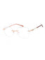 C03 - Shiny Pink Gold/Silver / Clear Lens