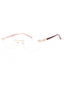 C03 - Shiny Pink Gold / Clear Lens