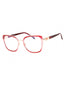C03 - Shiny Pink Gold/Burgundy / Clear Lens