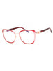 C03 - Shiny Pink Gold/Burgundy / Clear Lens