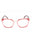 C03 - Shiny Pink Gold/Burgundy / Clear Lens