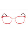 C03 - Shiny Pink Gold/Burgundy / Clear Lens
