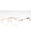 C03 - Shiny Pink Gold/Gold Burgundy / Clear demo lens