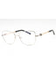 C02 - Shiny Silver/Gold Black / Clear Lens