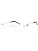 C02 - Shiny Silver/Gold Black / Clear Lens