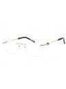 C02 - Shiny Silver/Gold Black / Clear Lens