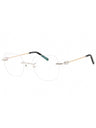 C02 - Shiny Silver Gold/Black / Clear Lens