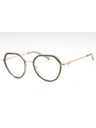 C01 - Shiny Gold/Demi Green / Clear demo lens