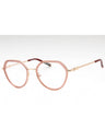 C03 - Shiny Gold/Translucent Burgundy / Clear demo lens