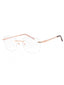 C03 - Shiny Pink Gold/Gold Bordeaux / Clear demo lens