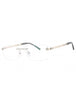 C02 - Shiny Silver/Gold / Clear Lens