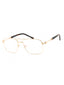 C01 - Shiny Gold / Clear Lens
