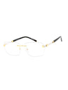 C03 - Shiny Gold/Silver / Clear Lens