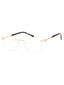 C01 - Shiny Gold / Clear Lens