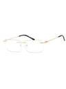 C01 - Shiny Gold / Clear Lens