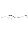 C01 - Shiny Gold / Clear Lens