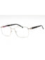 C02 - Shiny Silver Black / Clear demo lens