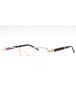 C03 - Shiny Gold Black / Clear Lens
