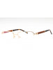 C01 - Shiny Gold Tortoise / Clear Lens