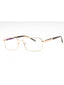 C03 - Shiny Gold/Khaki Horn / Clear Lens
